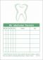 Preview: Terminzettel in grün für Zahnärzte, mit 5 Termine, Terminblock tb190